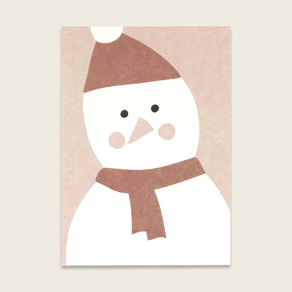 Ava & Yves | Postkarte Schneemann