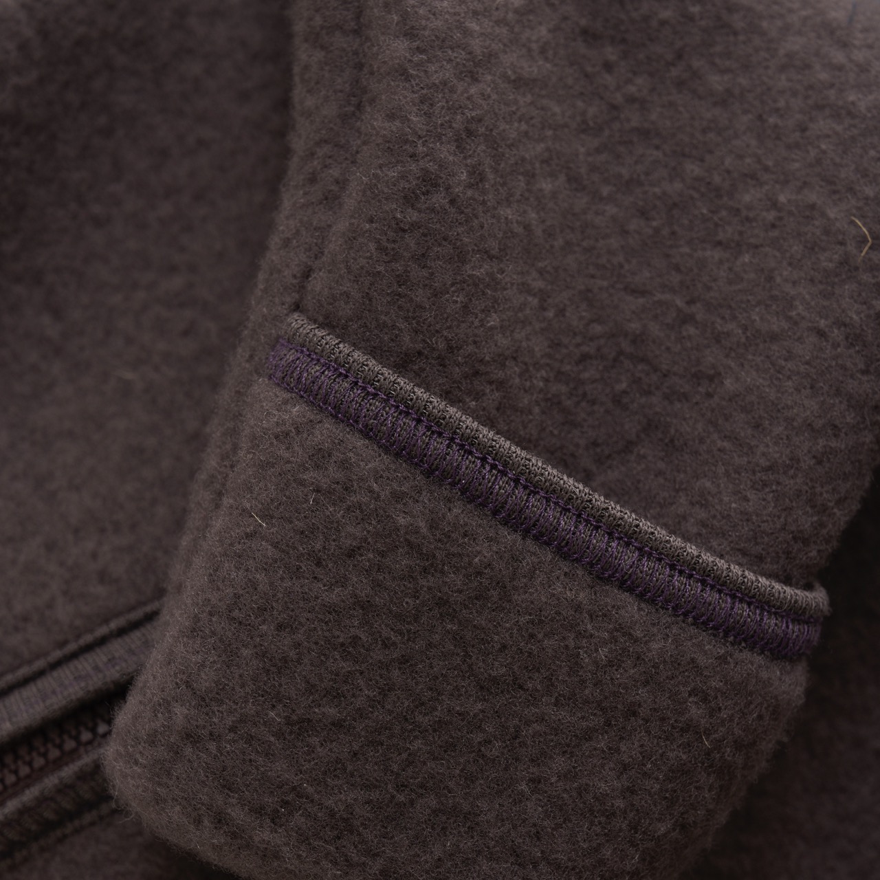 Huttelihut | Anzug Overall Merinowolle Woll Fleece - Raisin - 74