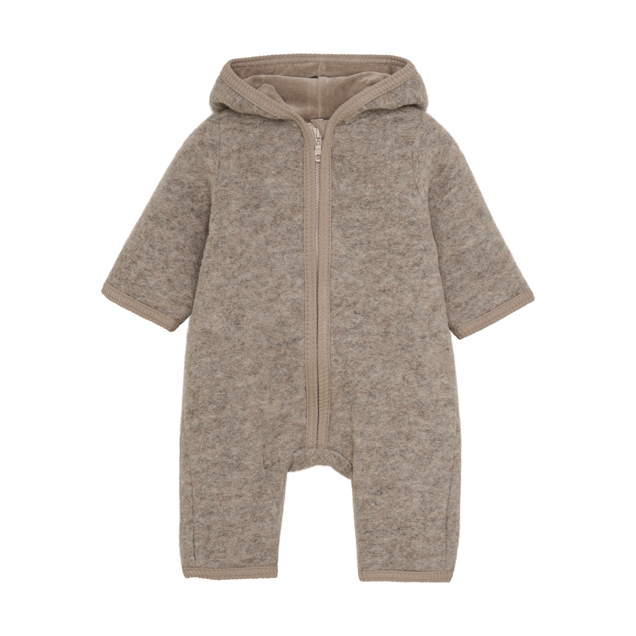 Huttelihut | Overall Anzug Wool w. Lining  - Camel Melange - 98\104