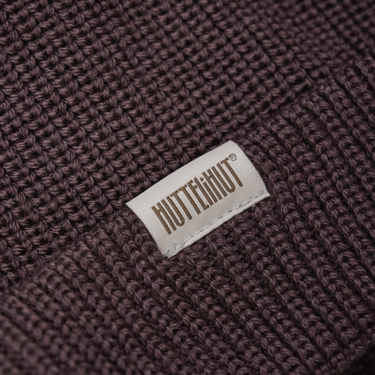 Huttelihut | Beanie Woll Knit - Raisin - 53\4-6Y