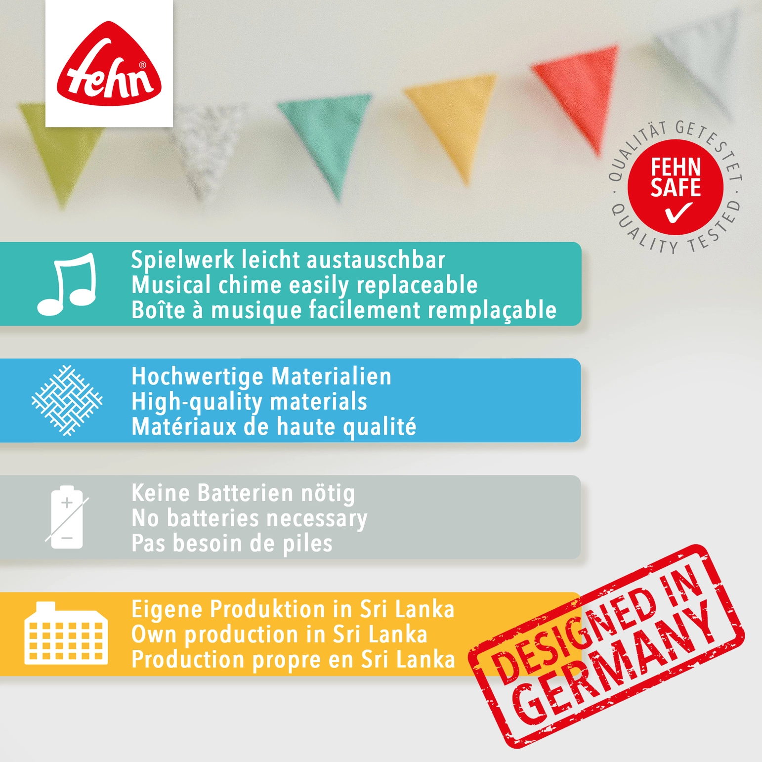 Fehn | Spieluhr Otter - Kuscheltier & Einschlafhilfe