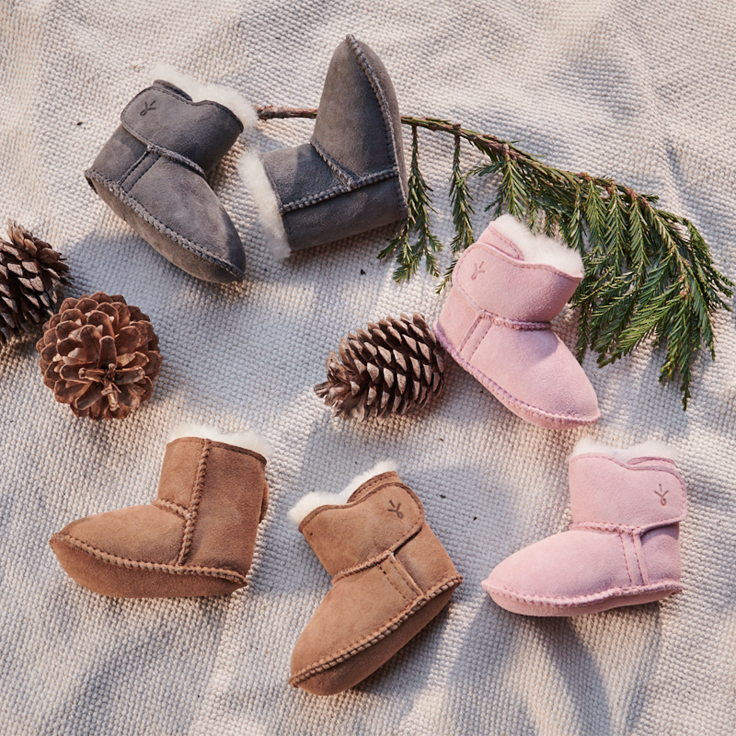 Emu Australia | Baby Bootie Baby Kastanie / Braun Gr. 0 - 6 Monate