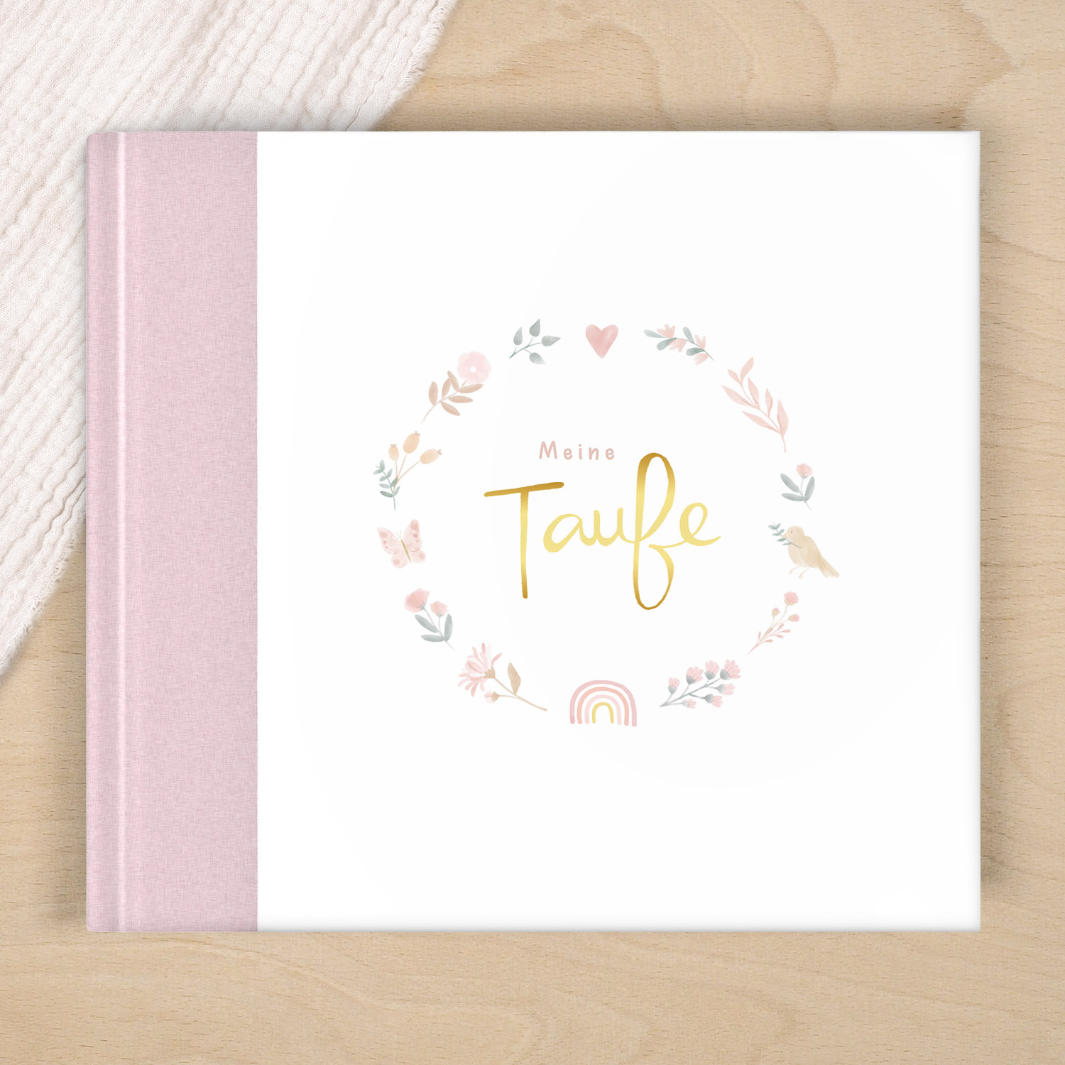 Mintkind | Erinnerungsalbum - Meine Taufe rosa