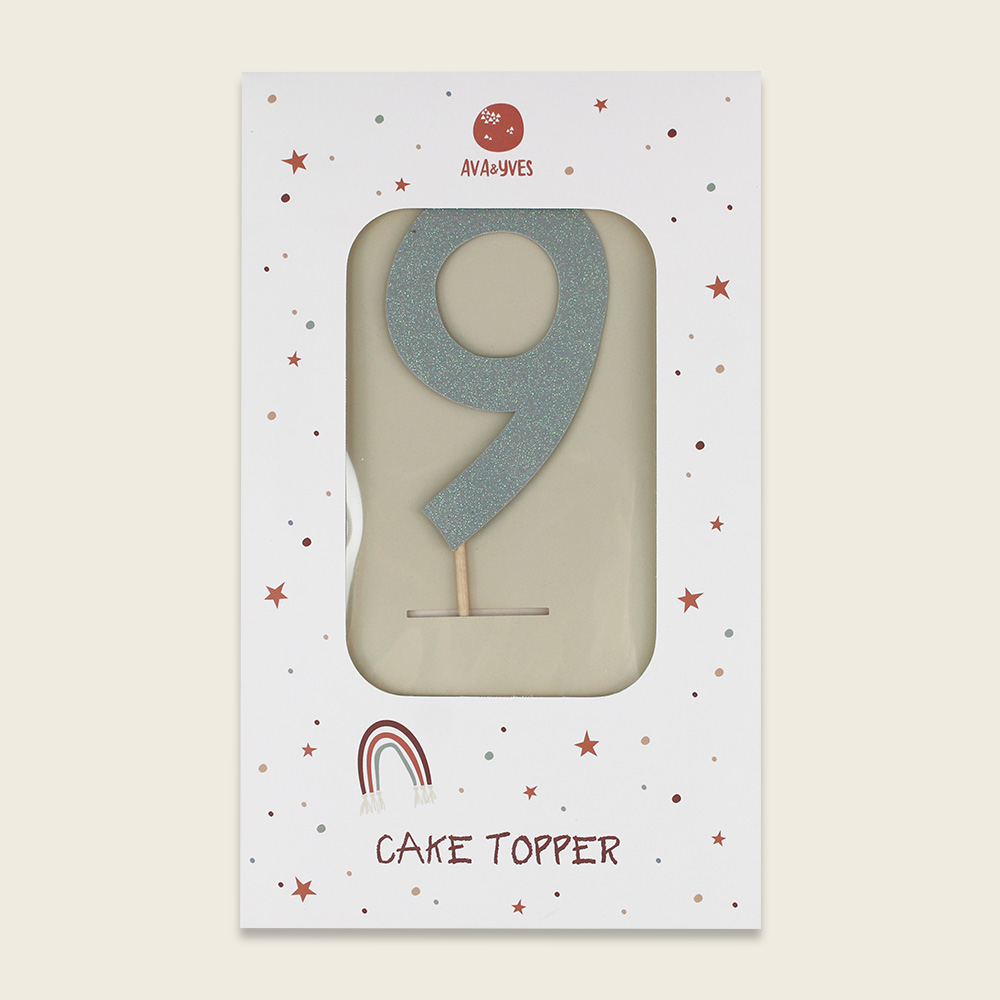 Ava & Yves | Cake Topper Glitzer - 9