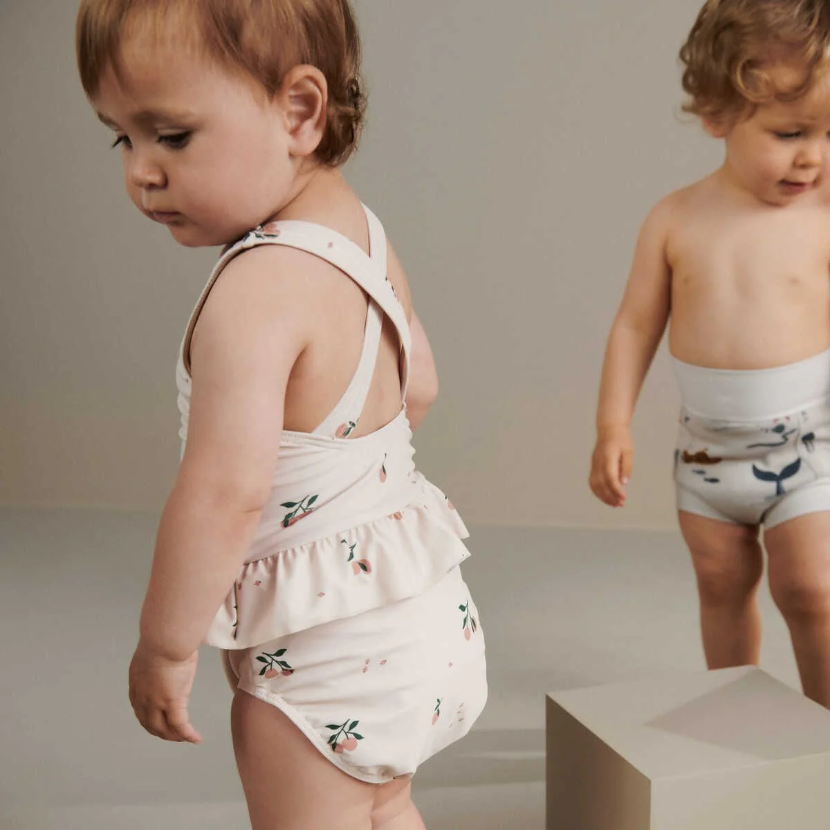 Liewood | Amina Baby Badeanzug / Peach / Sea shell