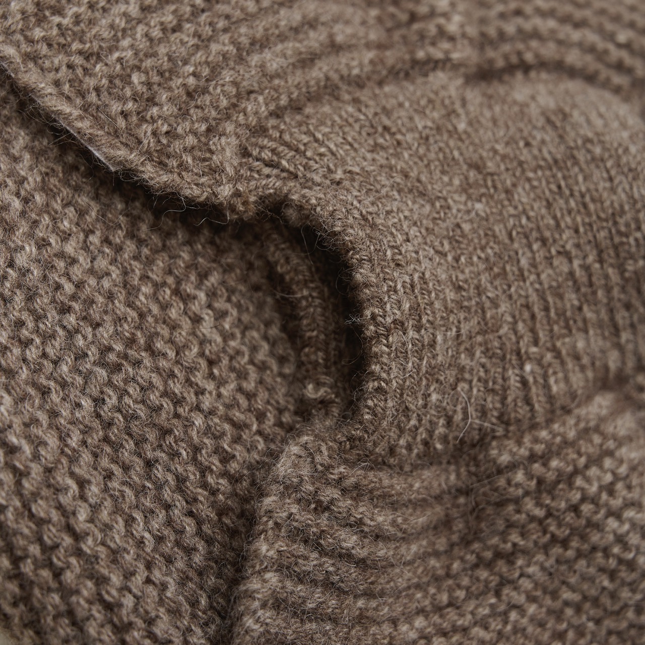 Huttelihut | Schal für Babys Wool Knit - Morel - ONE SIZE