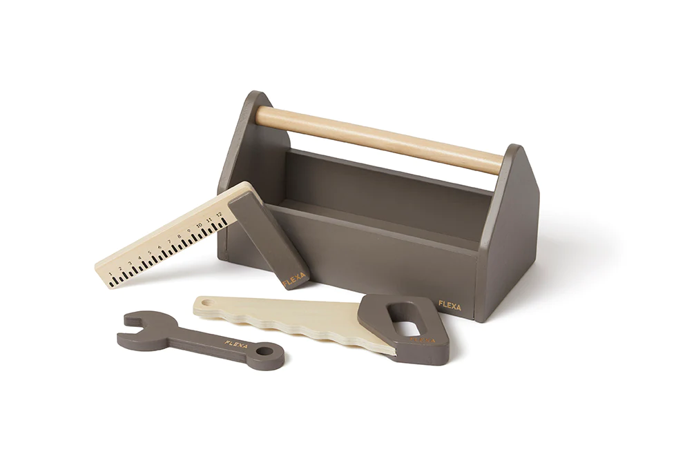 Flexa | Werkzeugkasten Werkzeugkiste braun