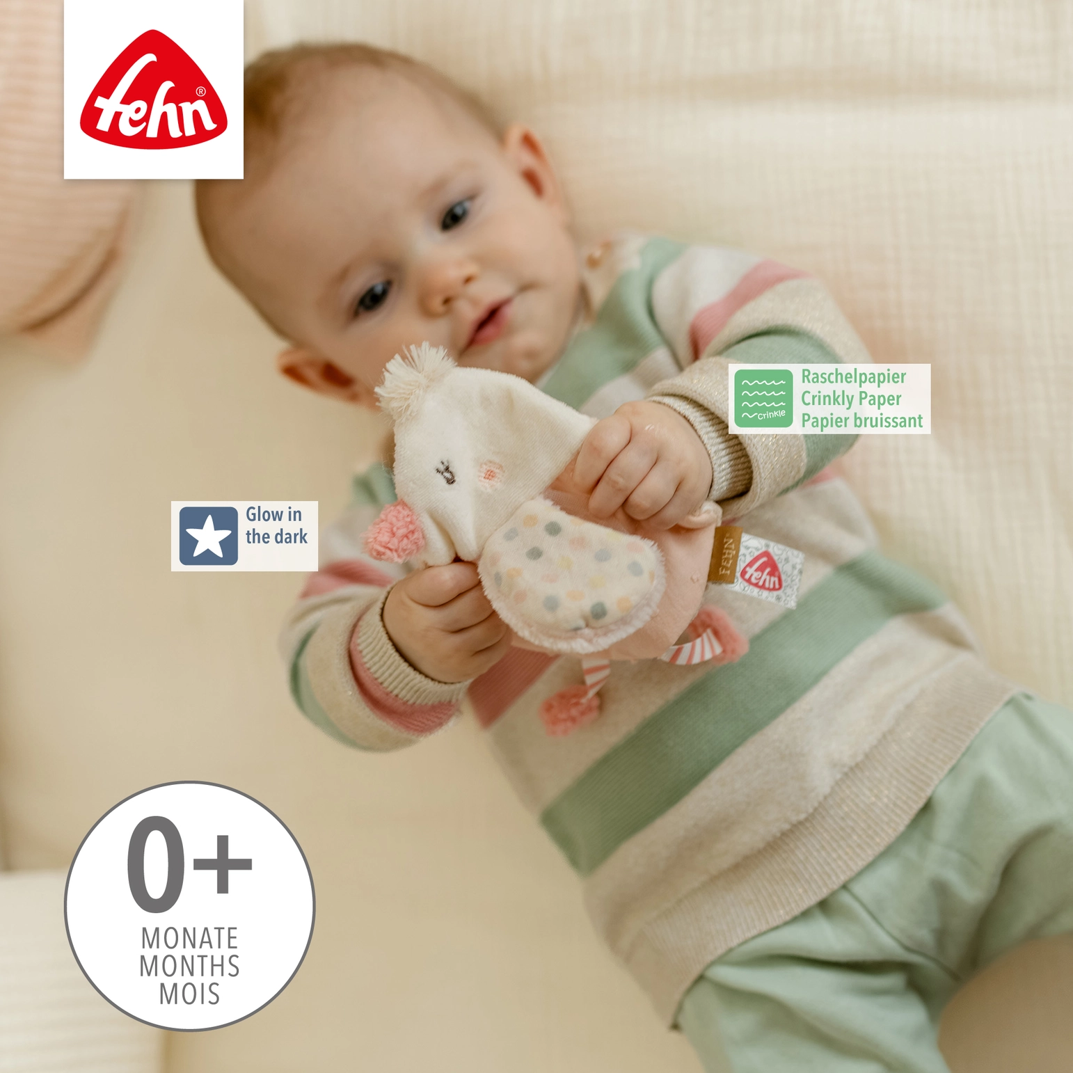 Fehn | Knister-Vogel - Activity-Rascheltier