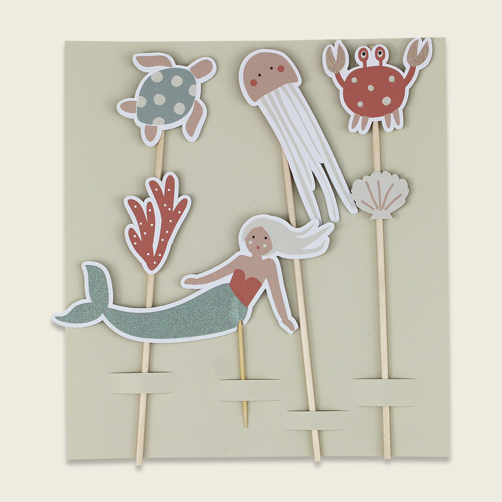 Ava & Yves | Cake Topper Under the Sea