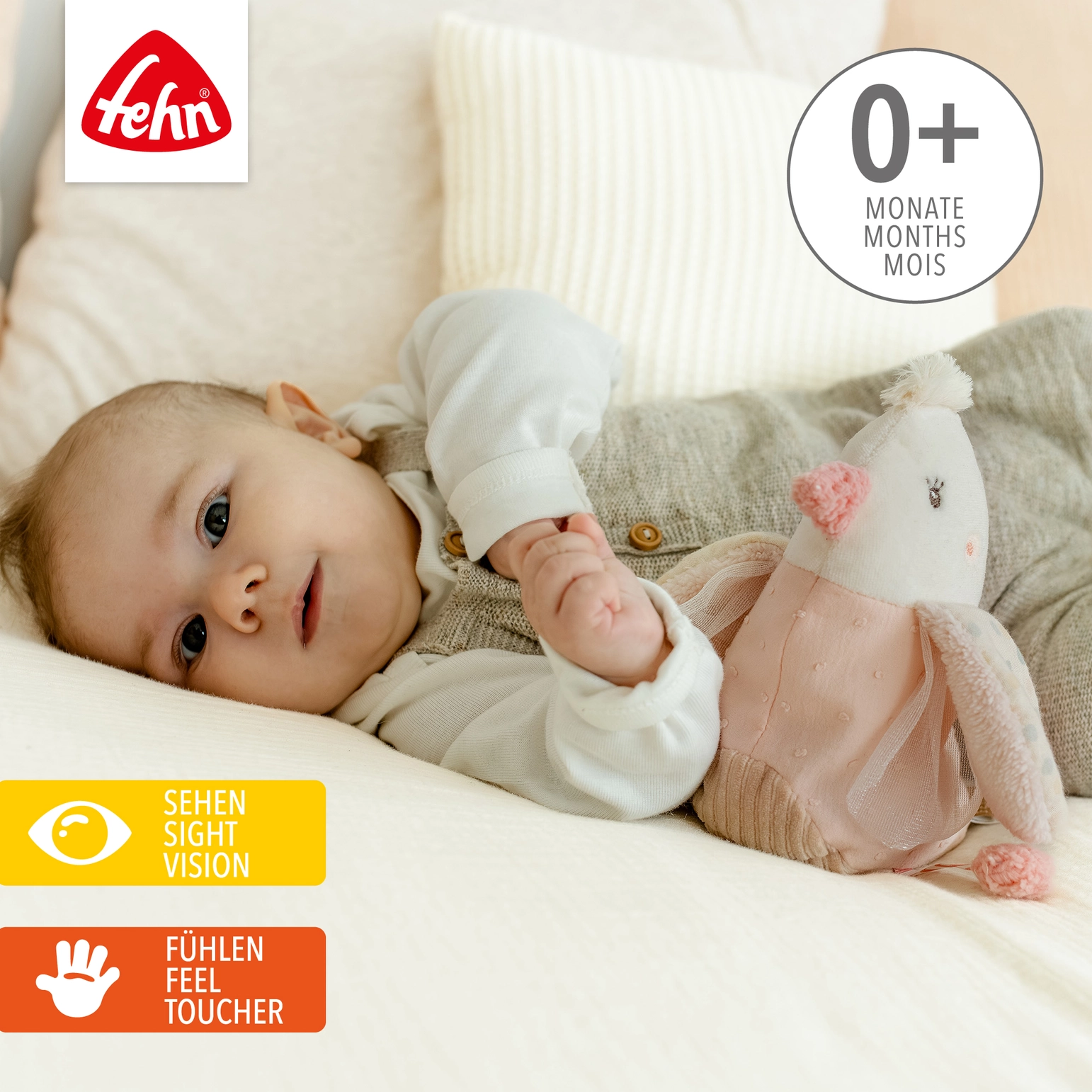 Fehn | Wärmetier Vogel - Traubenkernkissen