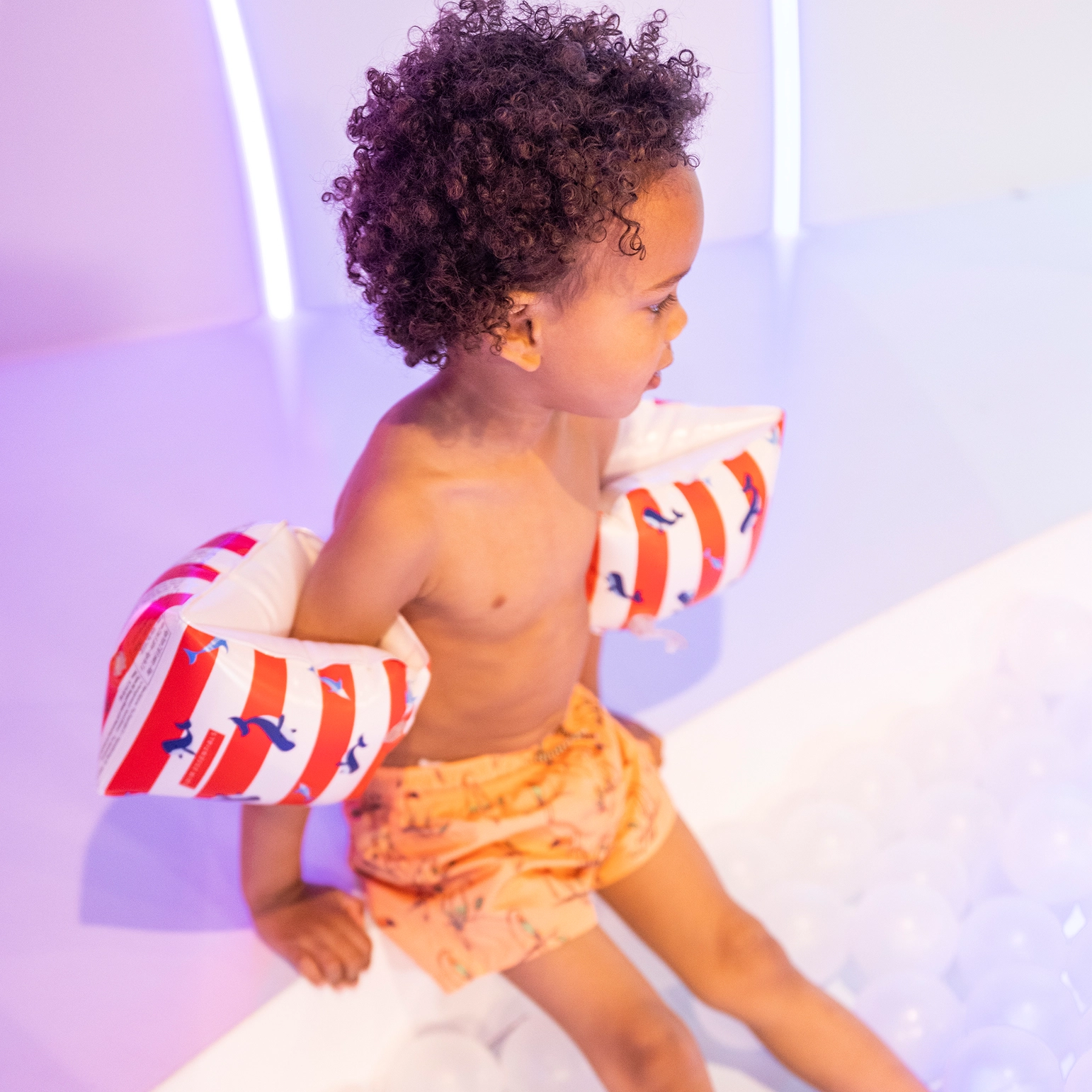 Swim Essentials | Schwimmflügel Rot - Weiß 0 - 2 Jahre