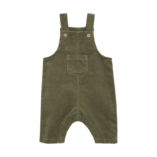 Huttelihut | Latzhose Overall Cord - Deep Lichen Green - 92