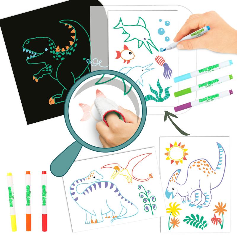 Depesche | Dino World Paint and Swipe Book
