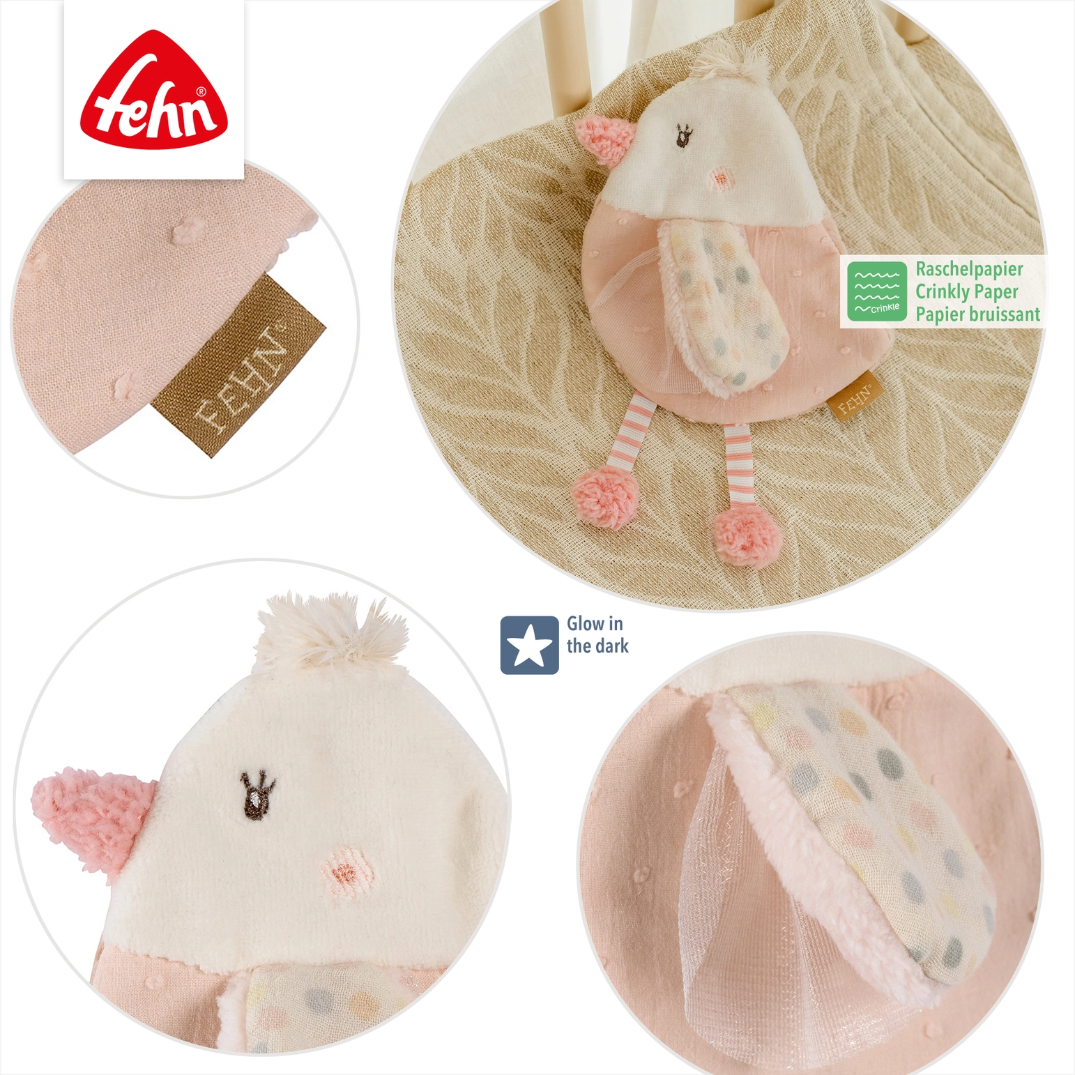 Fehn | Knister-Vogel - Activity-Rascheltier