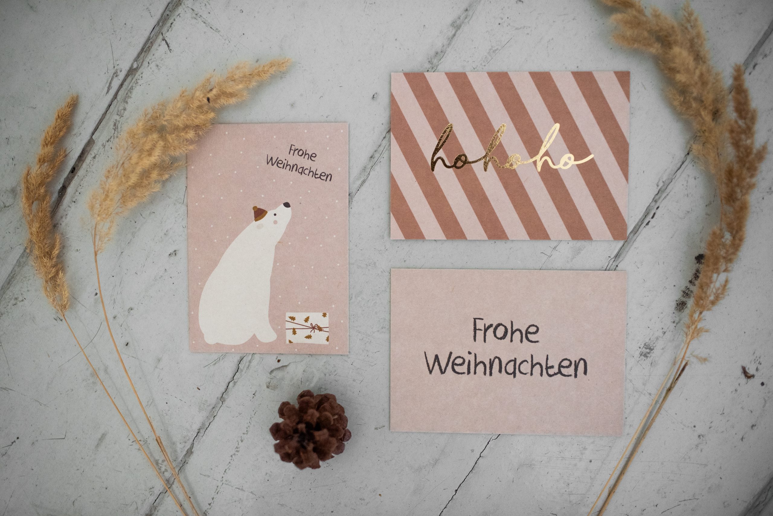 Ava & Yves | Postkarte Schneemann