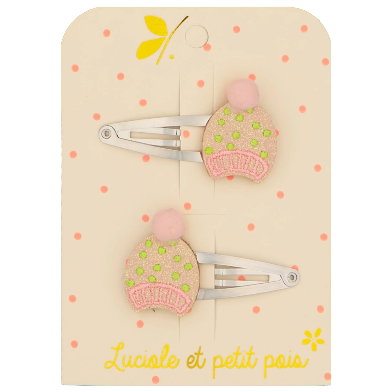 Luciole et Petit Pois | Haarspangen Wintermütze