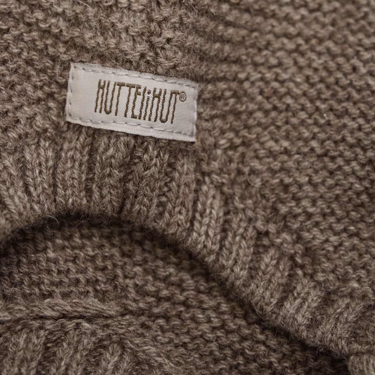 Huttelihut | Babymütze Bonnet Wool Knit - Morel - 50\56
