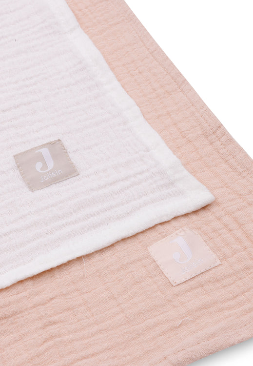 Jollein | Mullwindeln Hydrophil 115x115cm Wild Rose/Ivory (2pack)