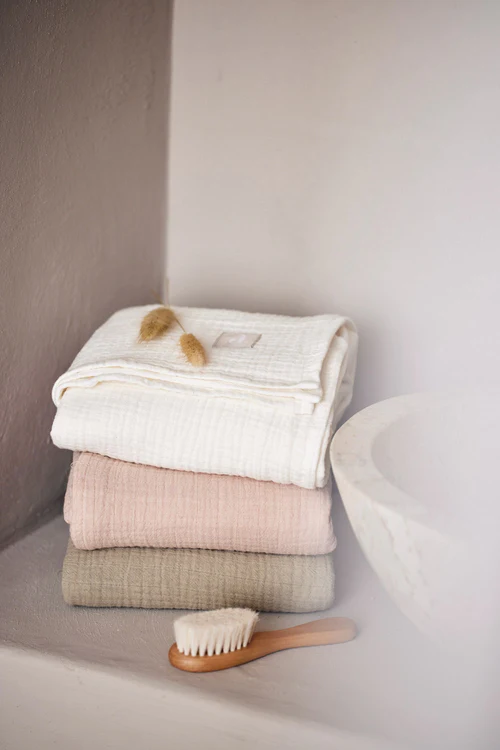 Jollein | Mullwindeln Hydrophil 115x115cm Wild Rose/Ivory (2pack)