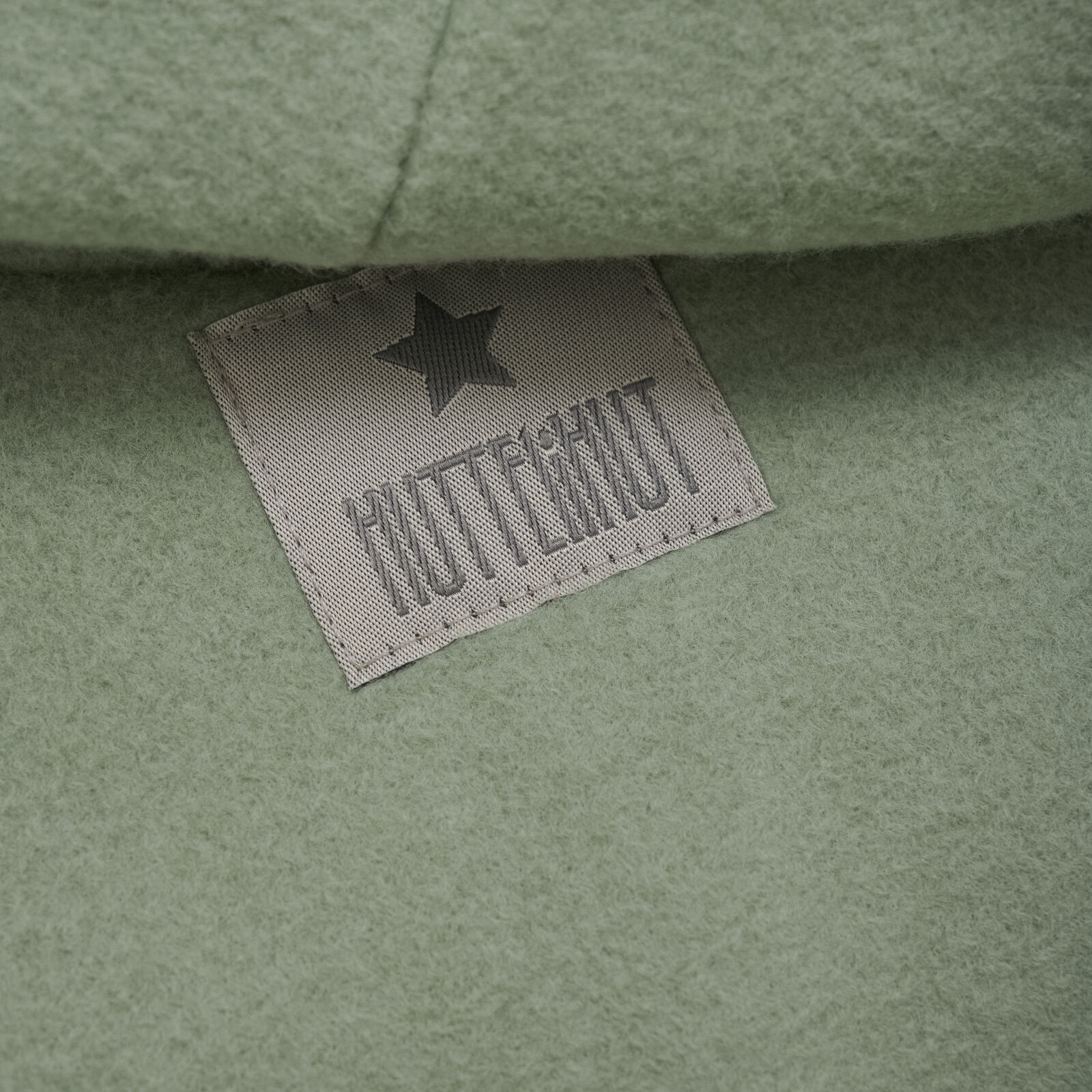 Huttelihut | Jacke Fleecejacke aus 100% Baumwolle Sea Spray Gr. 80