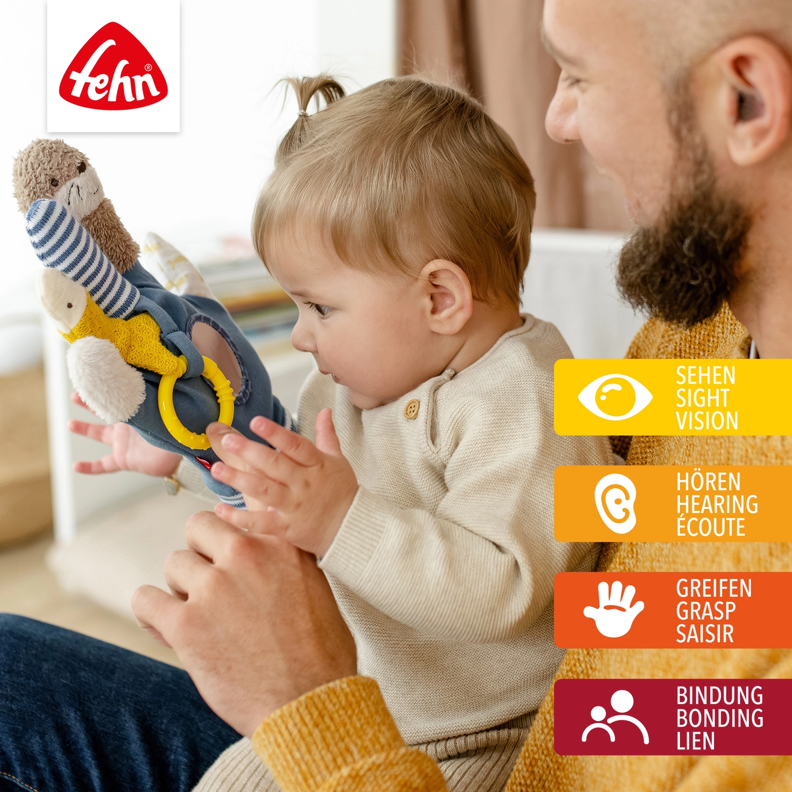 Fehn | Spielhandschuh Otter - Fingerpuppen-Handschuh