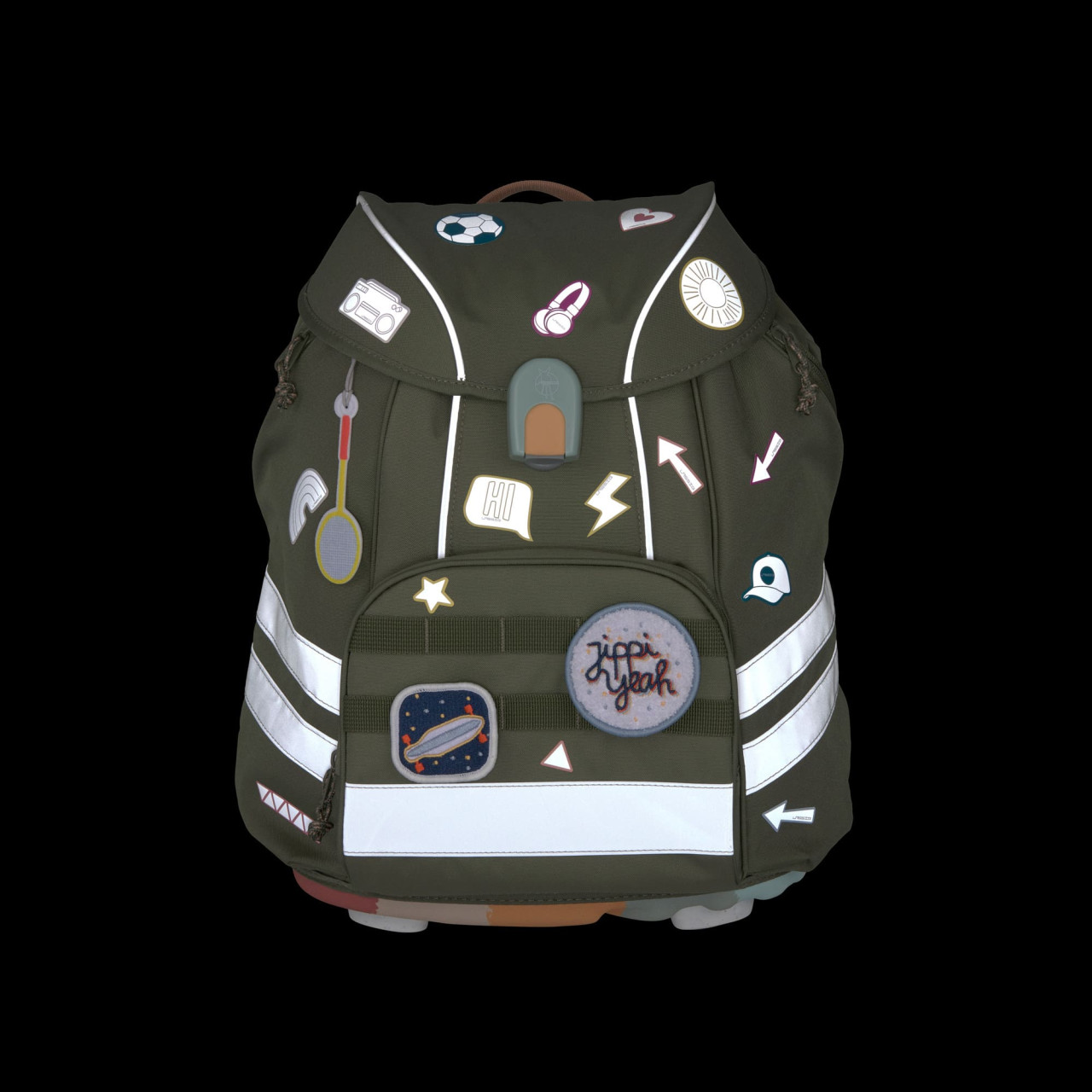 Lässig | Reflektierende Aufkleber - Pimp your Bag, Rainbow